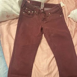 True Religion Serena coated jeans